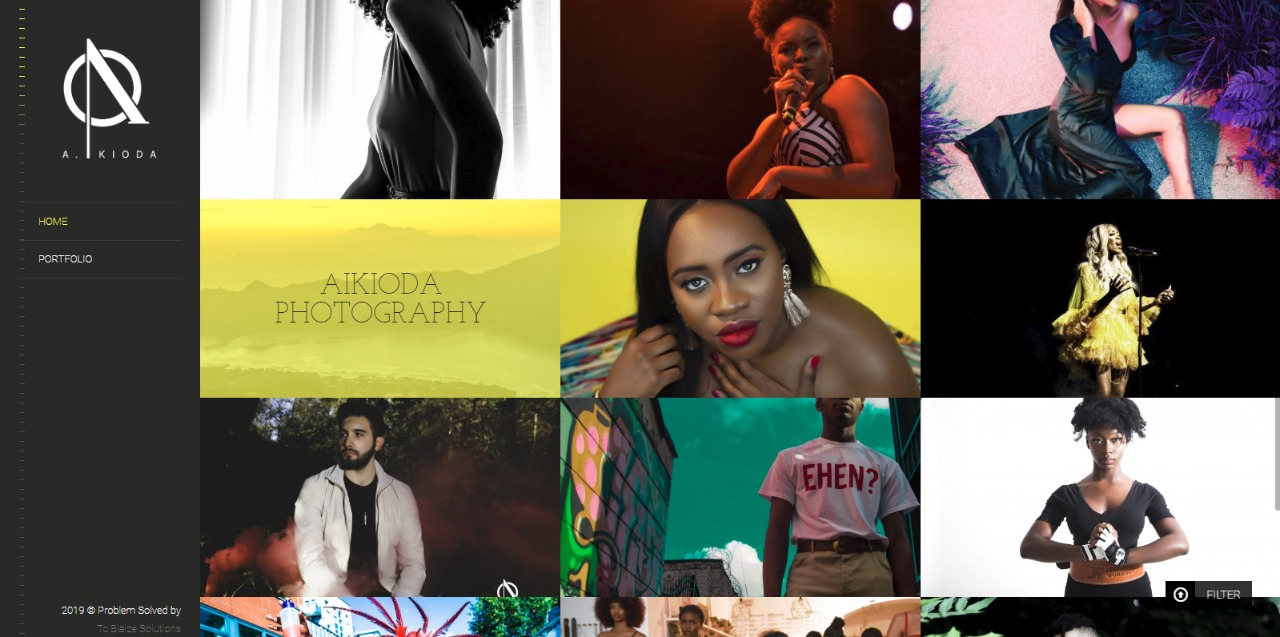 A Ikioda Photography project screenshot